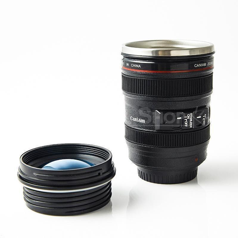 Stainless Steel Camera Lens Mug (11oz)-Next Deal Shop-Next Deal Shop