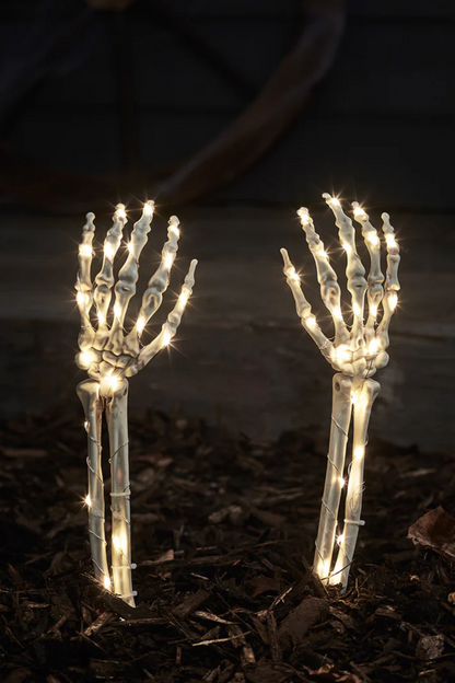 Halloween Skeleton Hand Stake Light